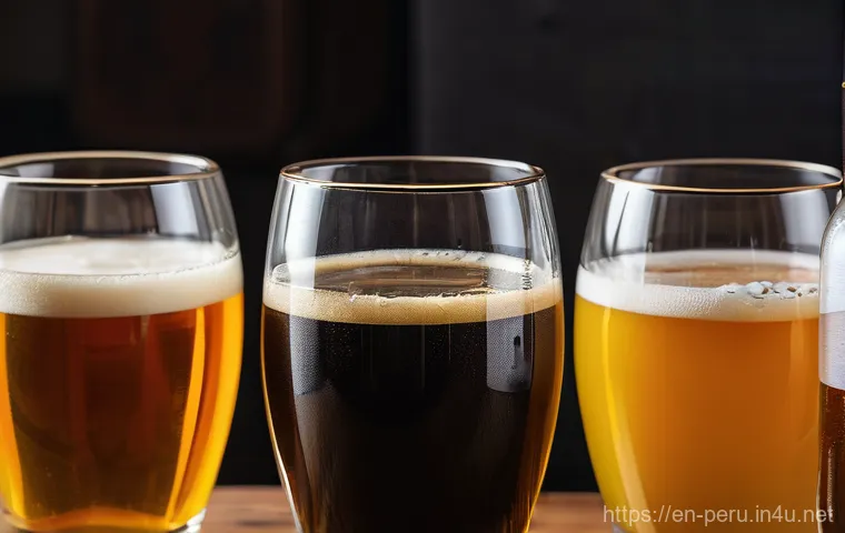 페루에서 가장 인기 있는 맥주 브랜드 - Here are three detailed image generation prompts in English, inspired by the rich Peruvian beer cult...