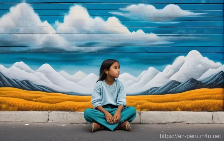 페루에서 가장 흔한 길거리 예술 - **Bohemian Rhapsody in Barranco**
    "A lively street scene from Lima's Barranco district, showcasi...